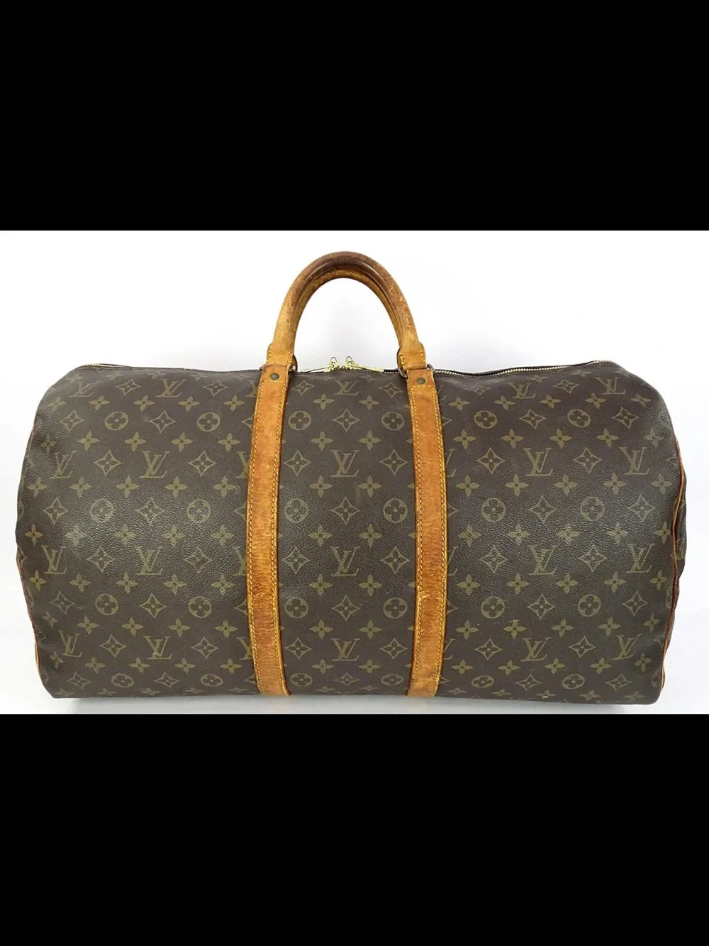 Louis Vuitton Monogram Canvas Duffel Bag in Brown and Tan